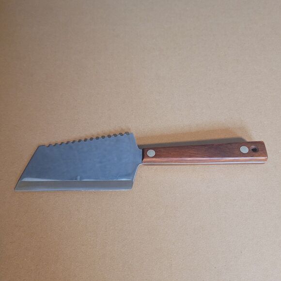 Vintage Robeson Stainless USA 10" Meat Cleaver Tenderizer Full Tang 4.5" Blade - Picture 3 of 10